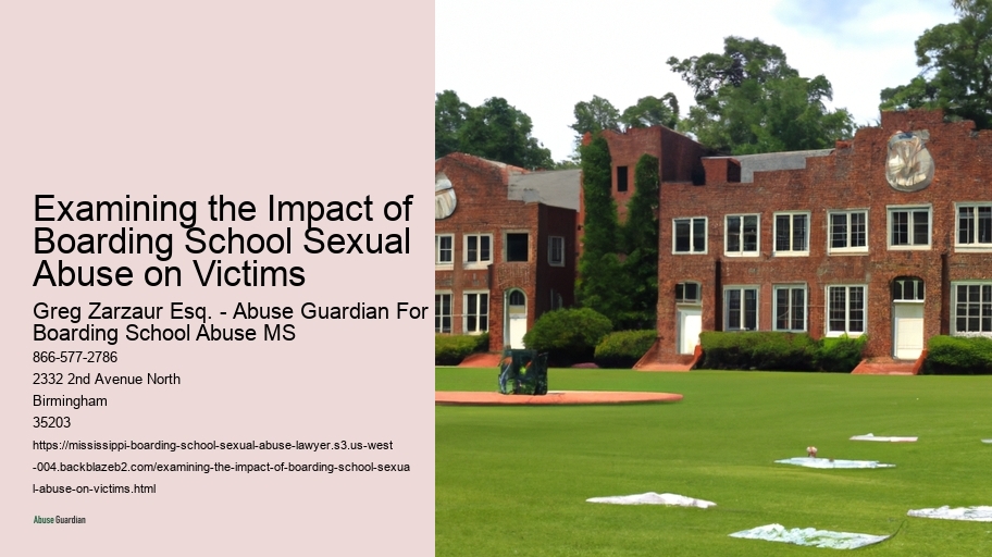 Examining the Impact of Boarding School Sexual Abuse on Victims 
