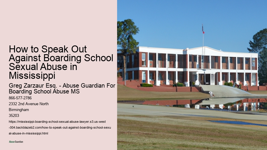 How to Speak Out Against Boarding School Sexual Abuse in Mississippi 