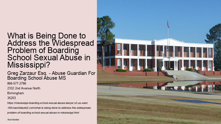 What is Being Done to Address the Widespread Problem of Boarding School Sexual Abuse in Mississippi?